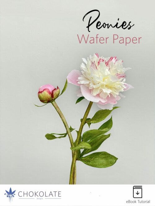Wafer Paper Peony Flowers