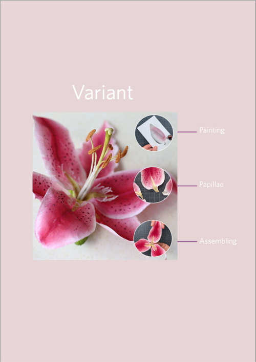 eBook Wafer Paper Lily Flower