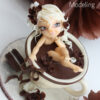 Modeling Chocolate Figurine Cocoa Cup