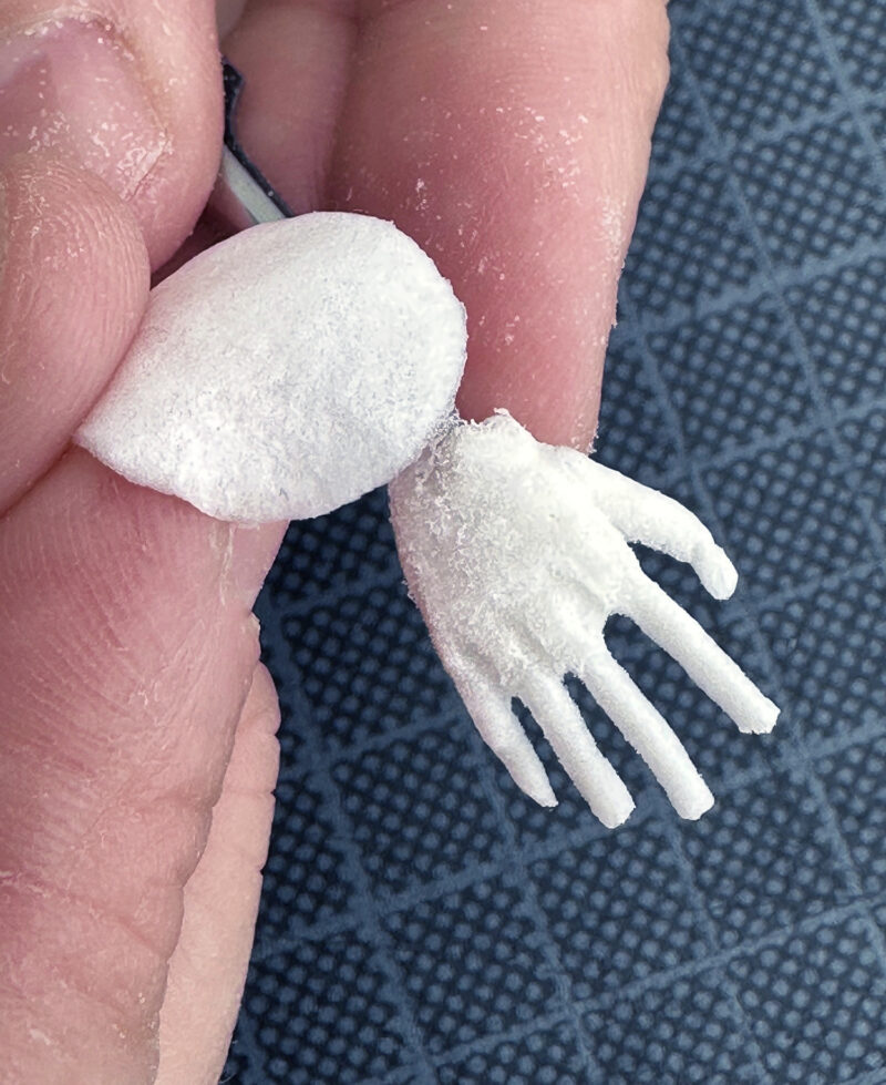 Sculpted Doll Hand