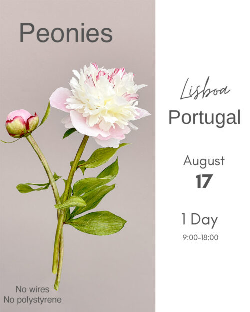 Workshop Peonies Flowers August 17, 2024